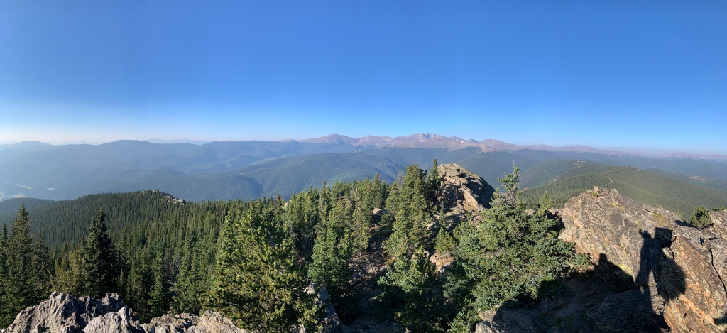 Arapaho National Forest - Idaho Springs, Colorado - Chief Mountain Trail-view from summit